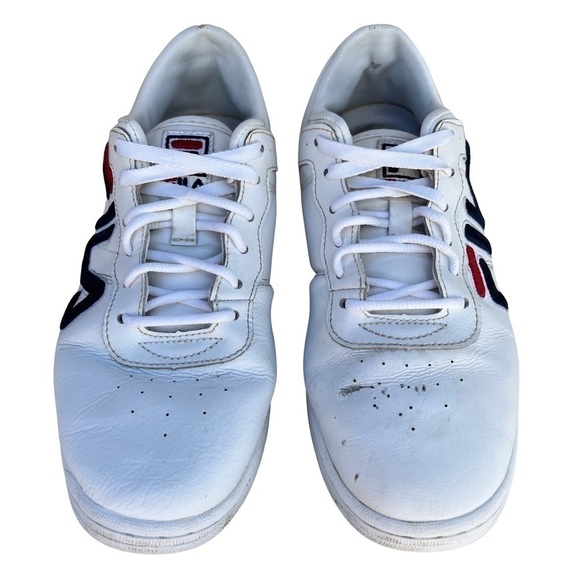 Fila White Leather Sneakers - Picture 2 of 9